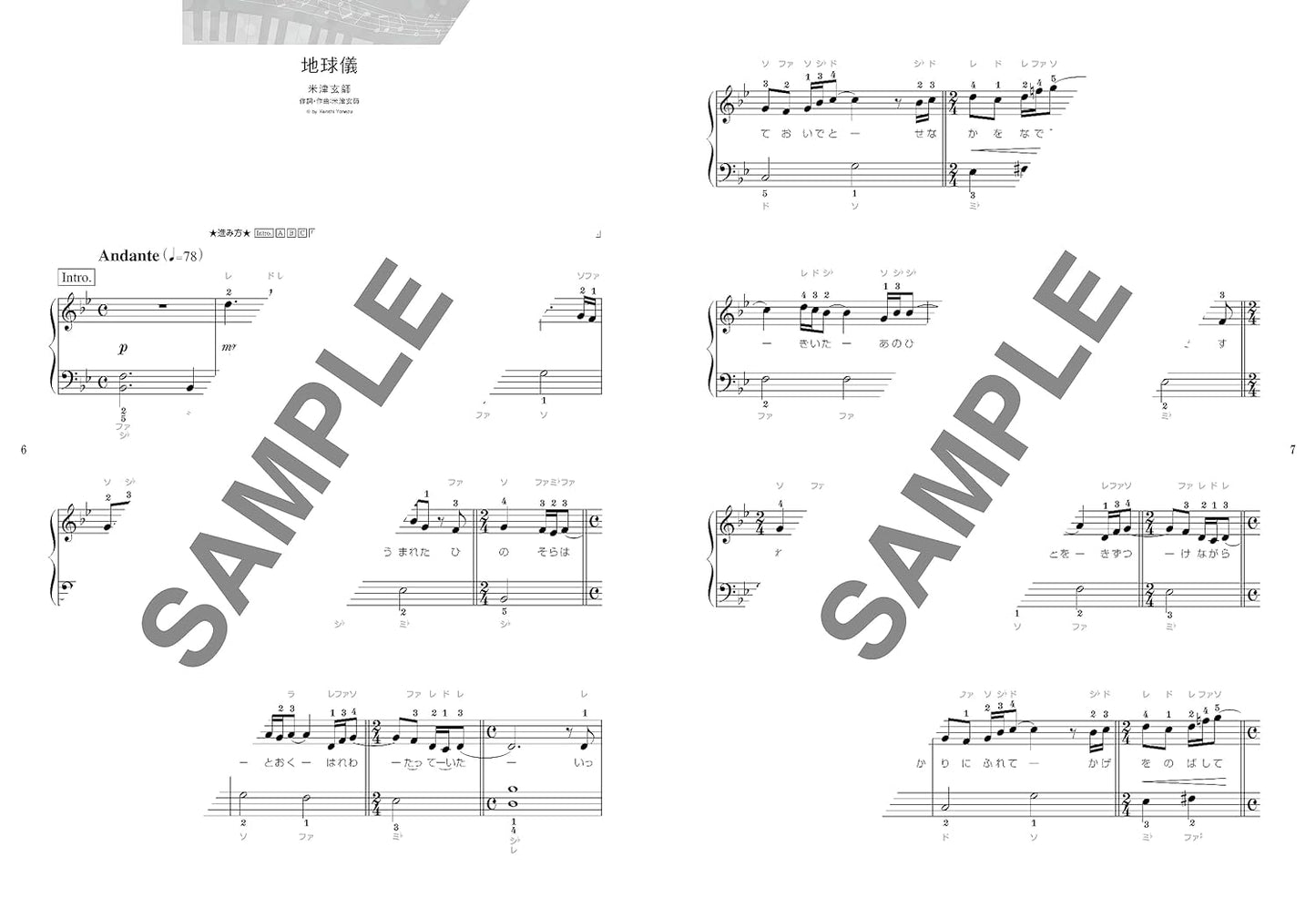 Beautiful Melody Collection for Piano Solo(Easy) Sheet Music Book