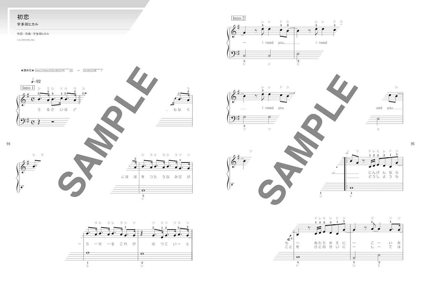 The collection of Cool J-pop for Piano Solo(Easy) Sheet Music Book