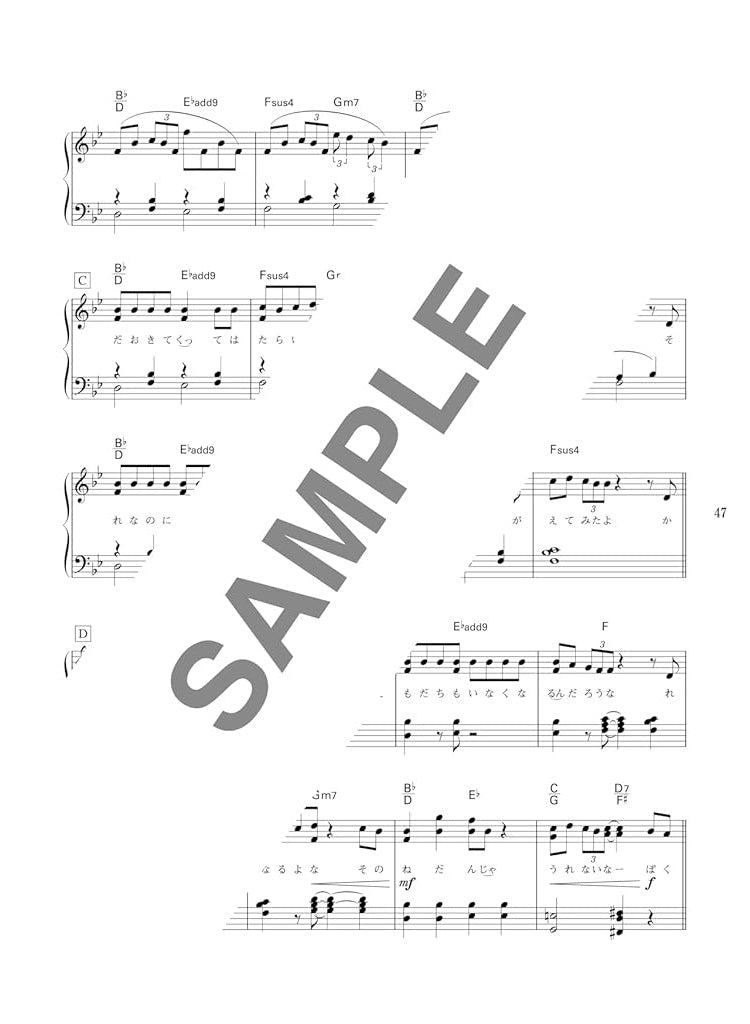 Piano Cover Popular Song Play List for Piano Solo - Sheet Music Book