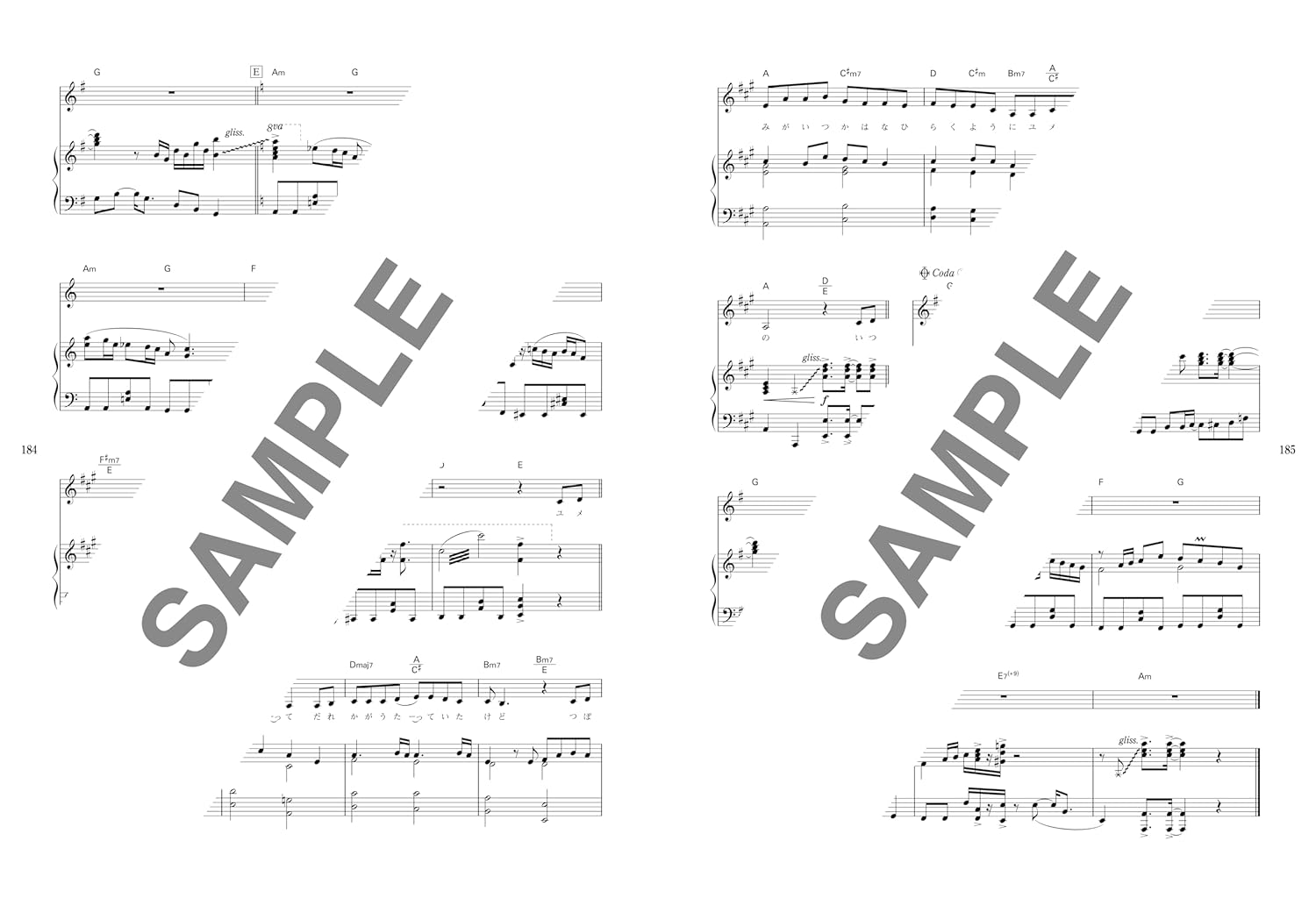 Auswahl beliebter Anime-Songs, Notenbuch für Klavier und Gesang (mittelschwer)