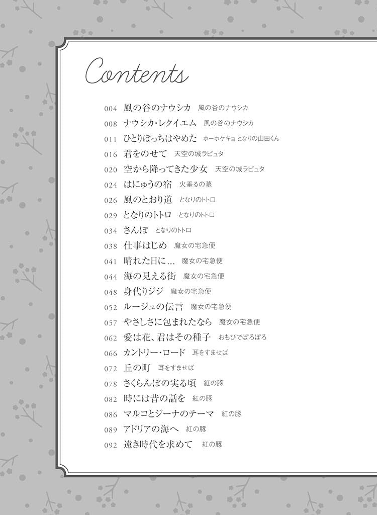 Meisterwerke von Studio Ghibli – Klaviersolo in Originaltonart und Vollversion (Mittelstufe) – Notenbuch