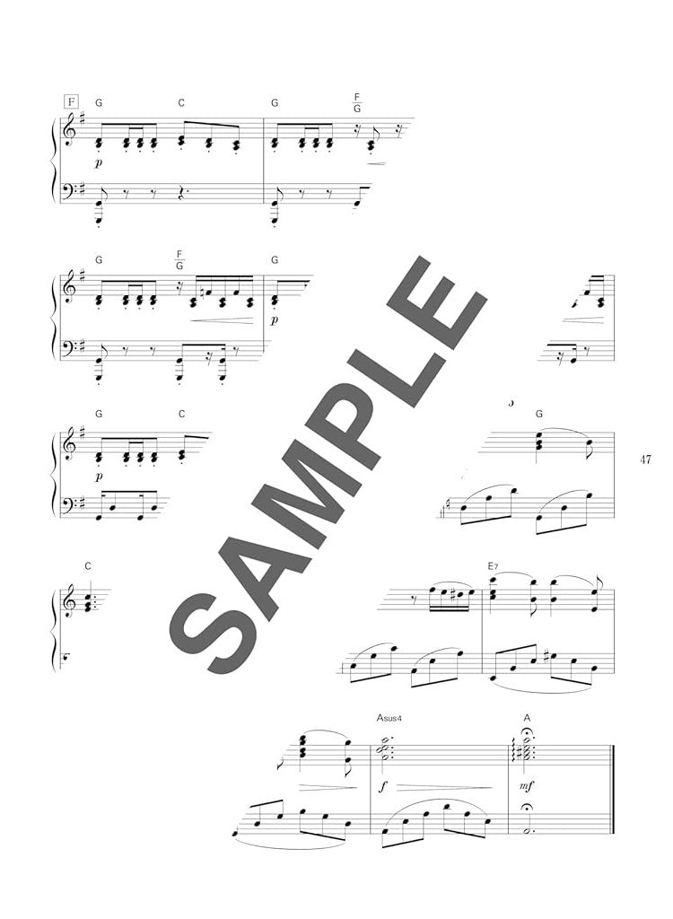 Meisterwerke von Studio Ghibli – Klaviersolo in Originaltonart und Vollversion (Mittelstufe) – Notenbuch