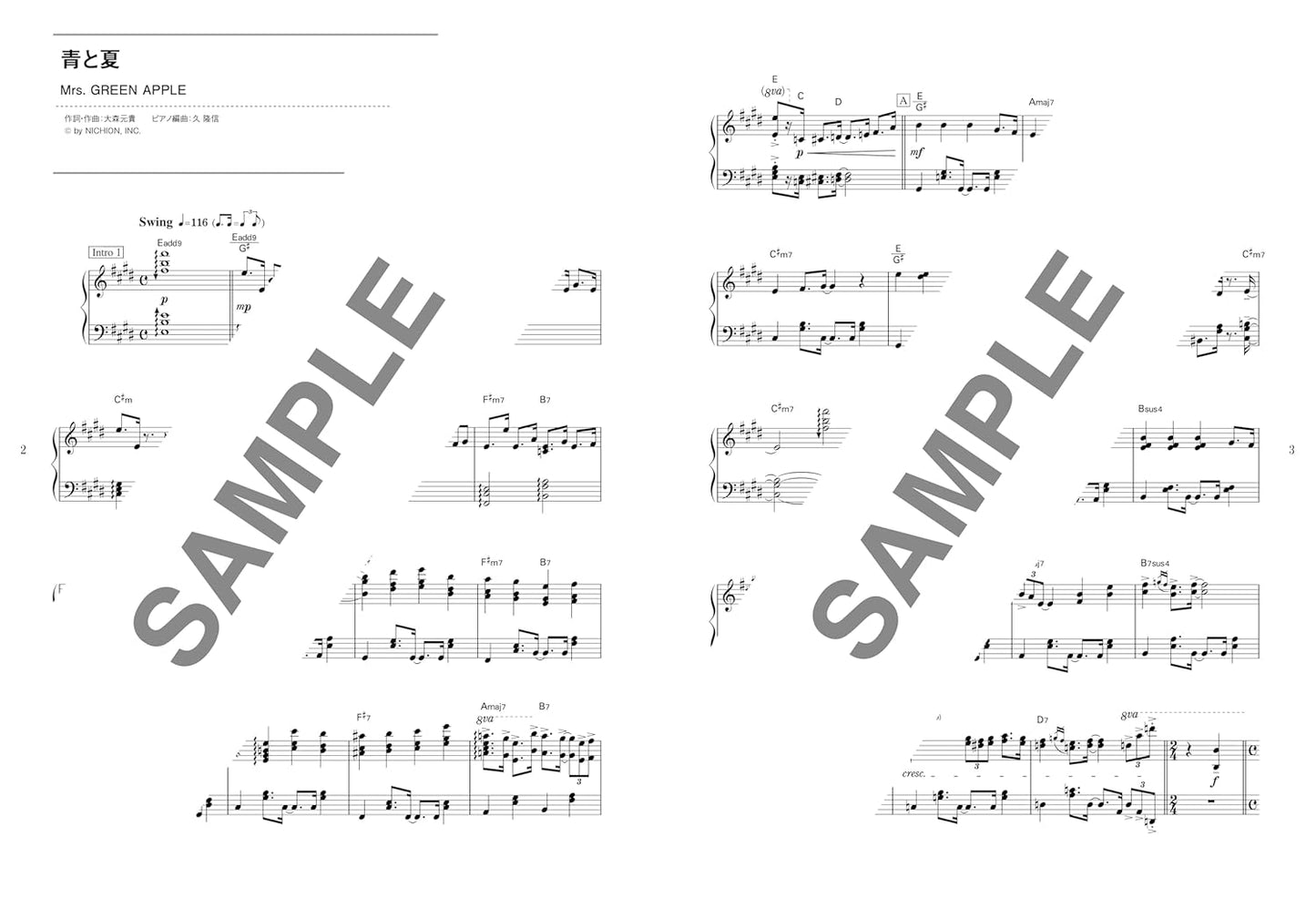 Jazz Arrangements of Pop & Classical Favorites - Piano Solo / Piano Duet (Upper-Intermediate) - Sheet Music Book