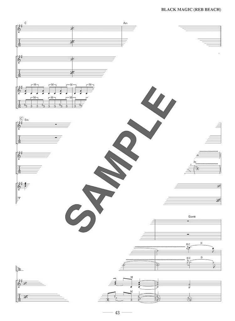 The collection of most standard songs for Guitar Solo - Sheet Music Book
