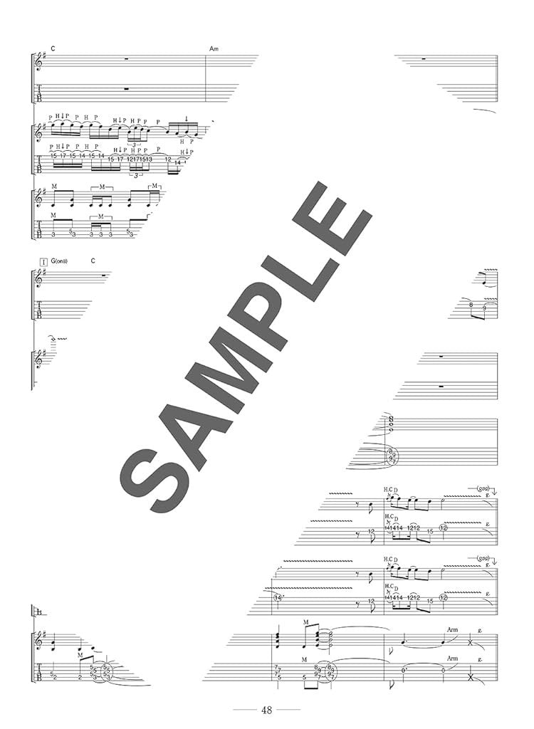 The collection of most standard songs for Guitar Solo - Sheet Music Book