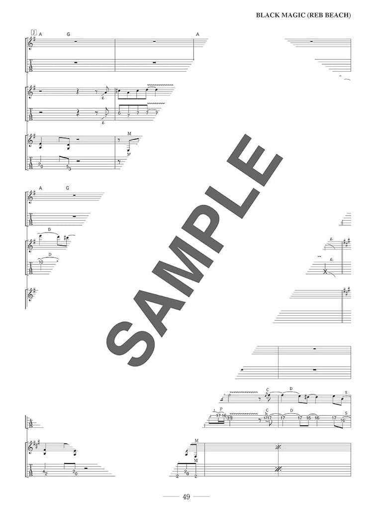 The collection of most standard songs for Guitar Solo - Sheet Music Book