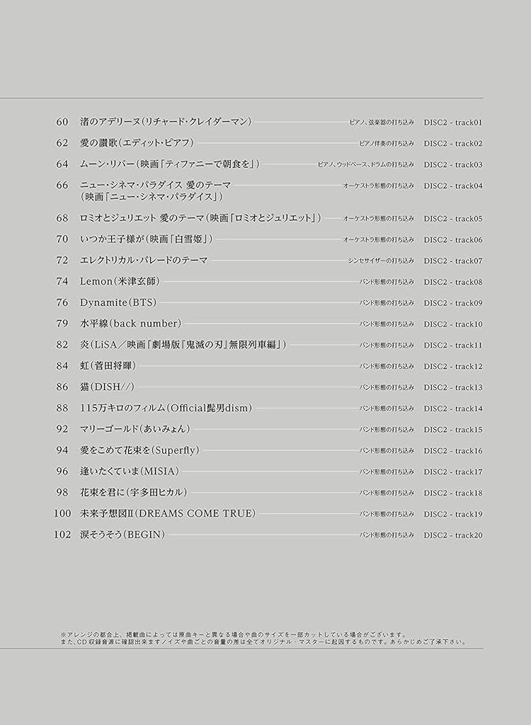 Beliebtes Song-Flöten-Solo-Repertoire für ein Flötenkonzert mit Notenbuch auf CD (Backing-Tracks).