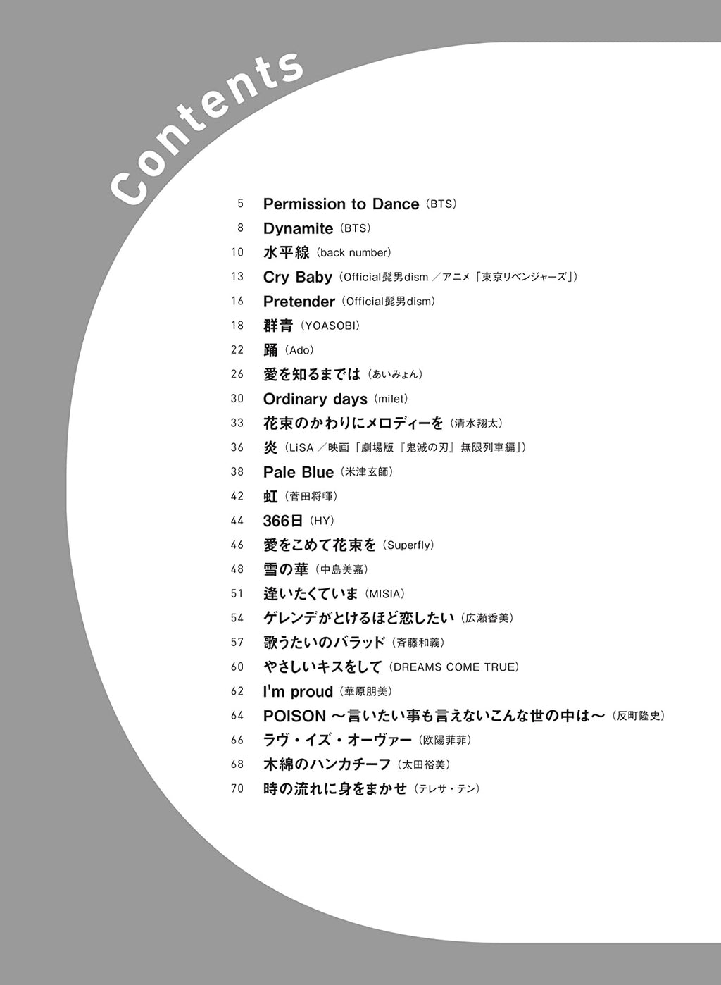 Popular and Standard Repertoire Flute Solo - Sheet Music Book