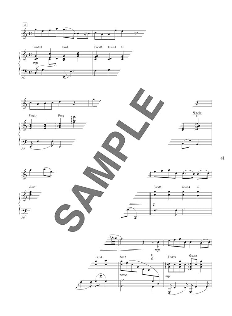 Auswahl beliebter Lieder für ein Flötenkonzert. Notenbuch für Flöte und Klavier (obere Mittelstufe).