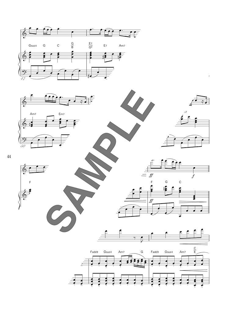 Popular Songs Selection for a flute recital Flute&Piano - Sheet Music Book