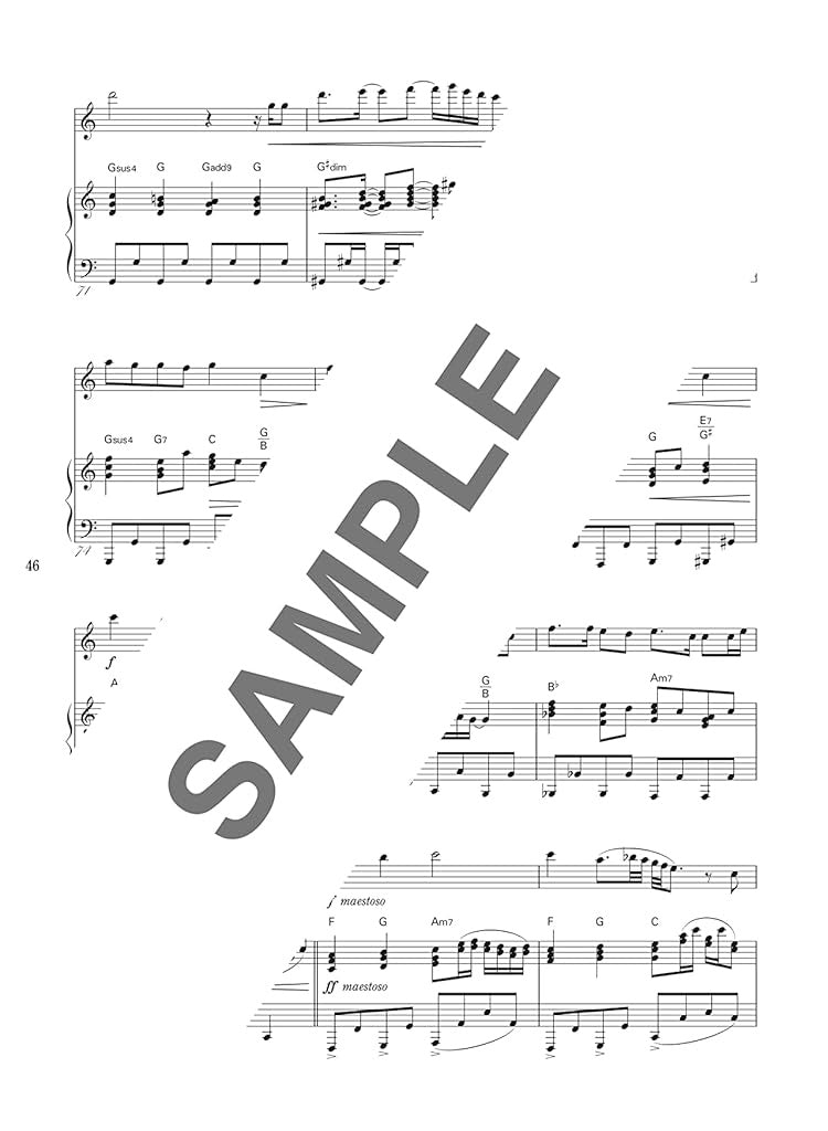 Popular Songs Selection for a flute recital Flute&Piano - Sheet Music Book