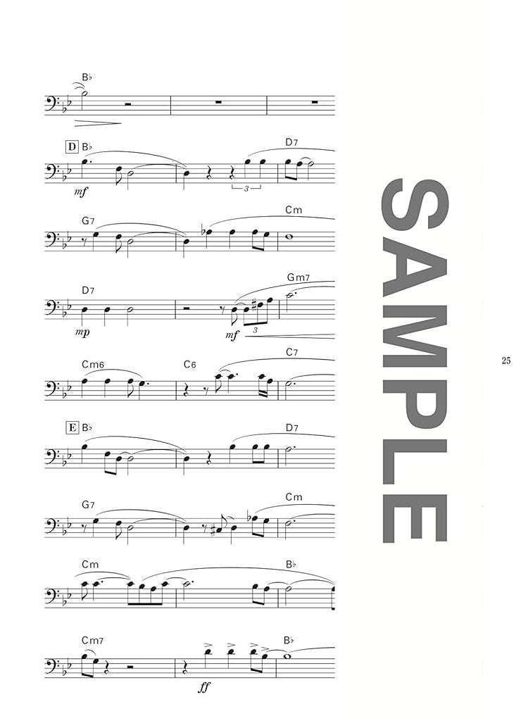 Die Sammlung von Filmsoundtracks für Posaune Solo (obere Mittelstufe) mit CD-Notenbuch