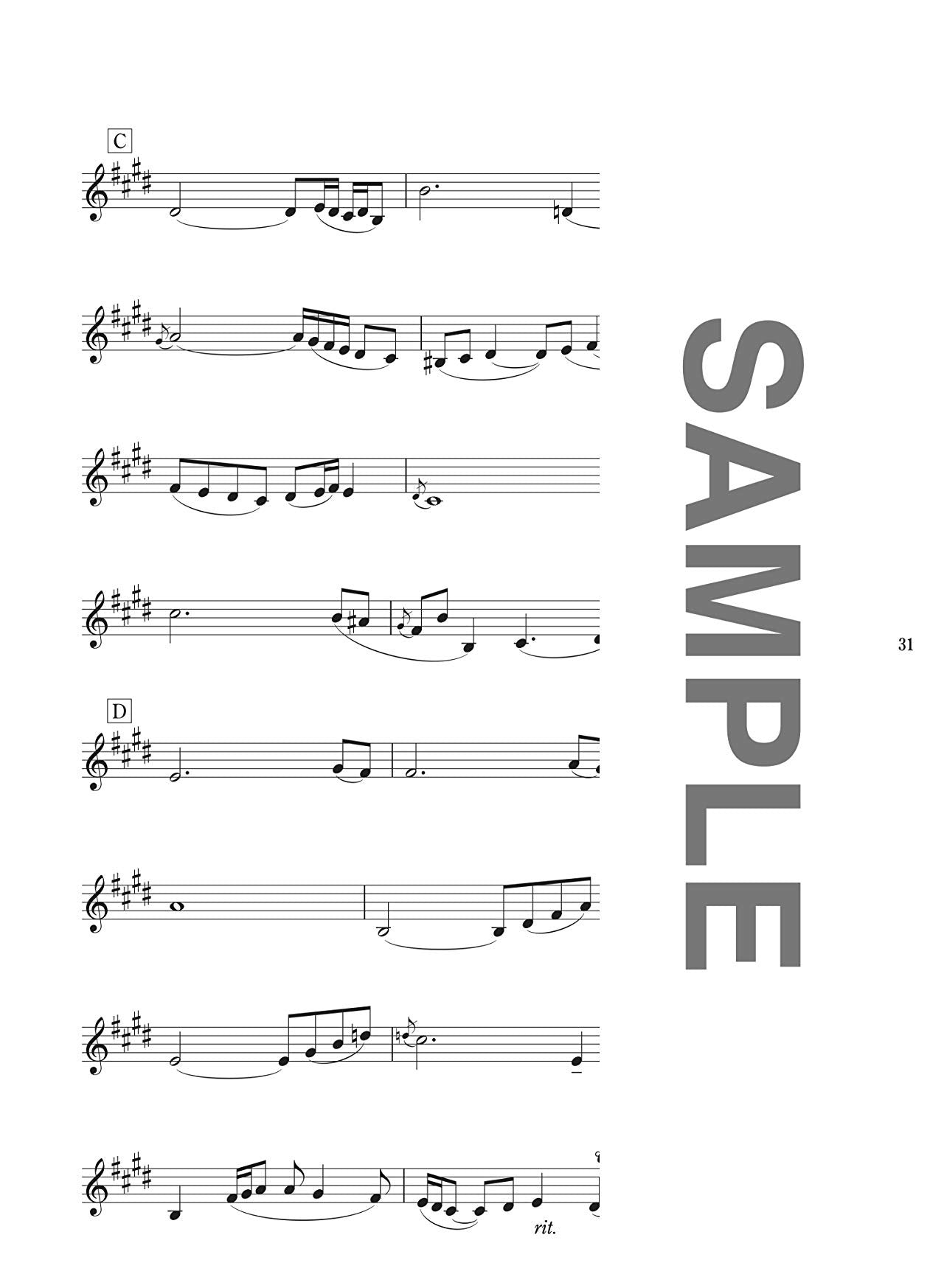 The collection of most standard songs for Trumpet Solo with CD - Sheet Music Book