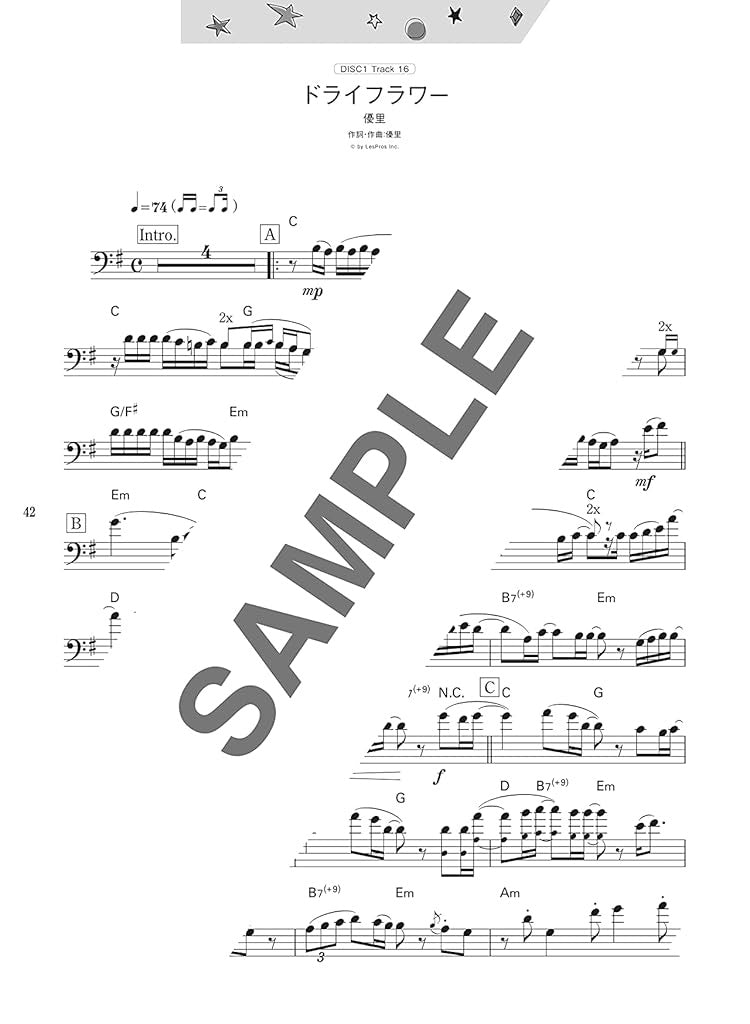 J-POP und Standard Collection für Posaune Solo (obere Mittelstufe) mit CD (Backing Tracks) Notenbuch