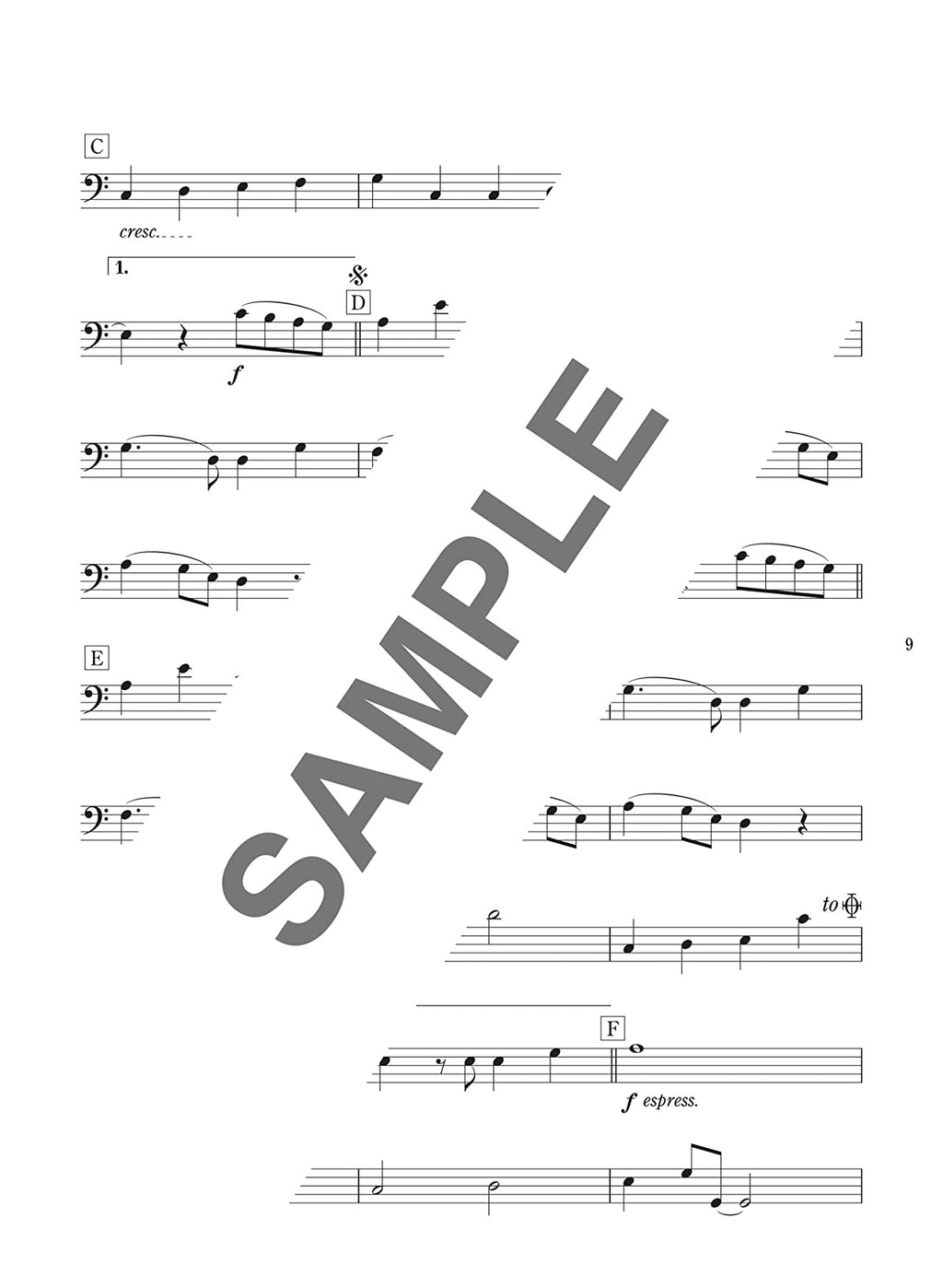Popular and Standard Repertoire for Tuba Solo - Sheet Music Book