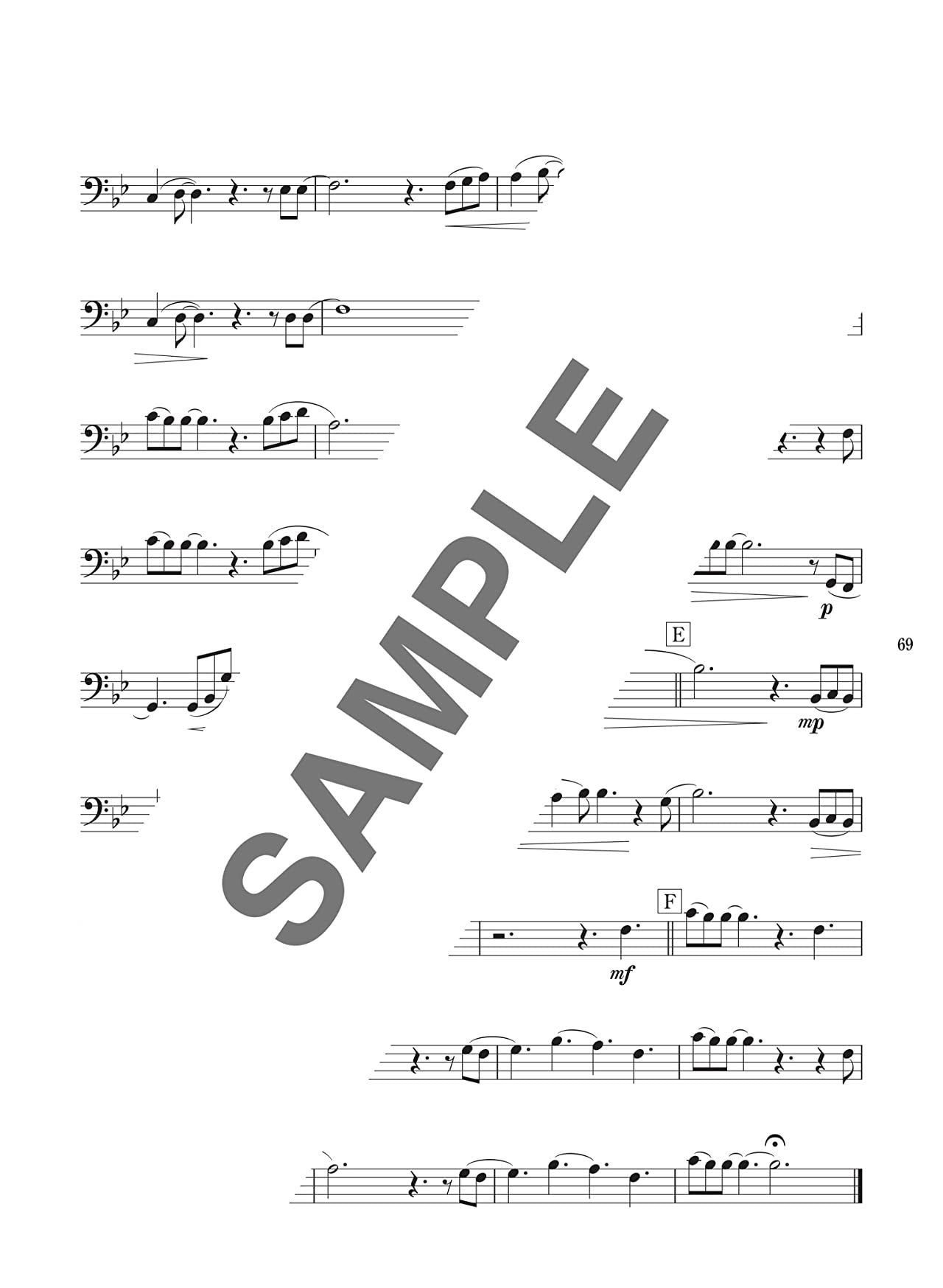 Popular and Standard Repertoire for Tuba Solo - Sheet Music Book