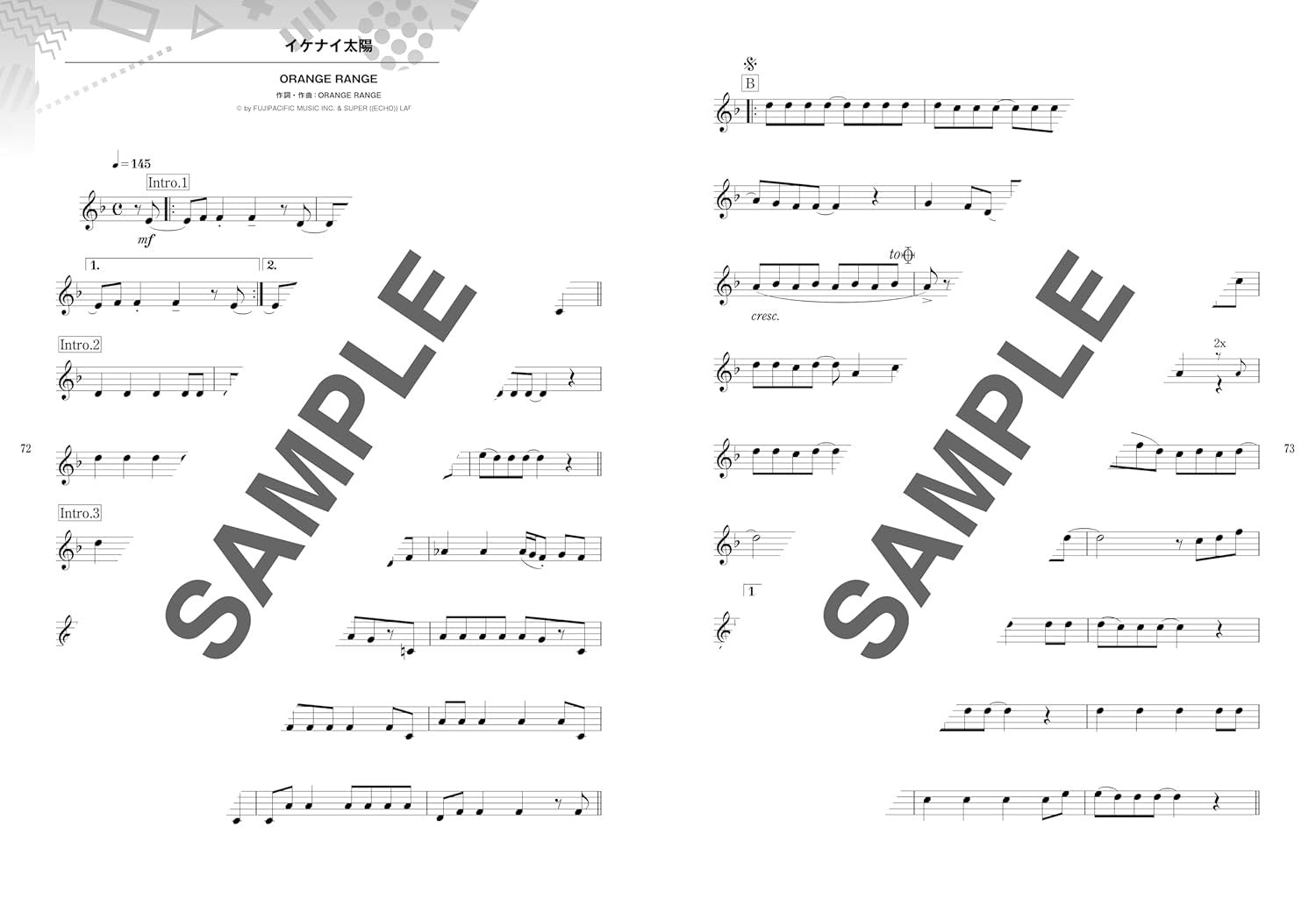 J-POP Song Hits for Trumpet Solo - Trumpet Solo - Sheet Music Book