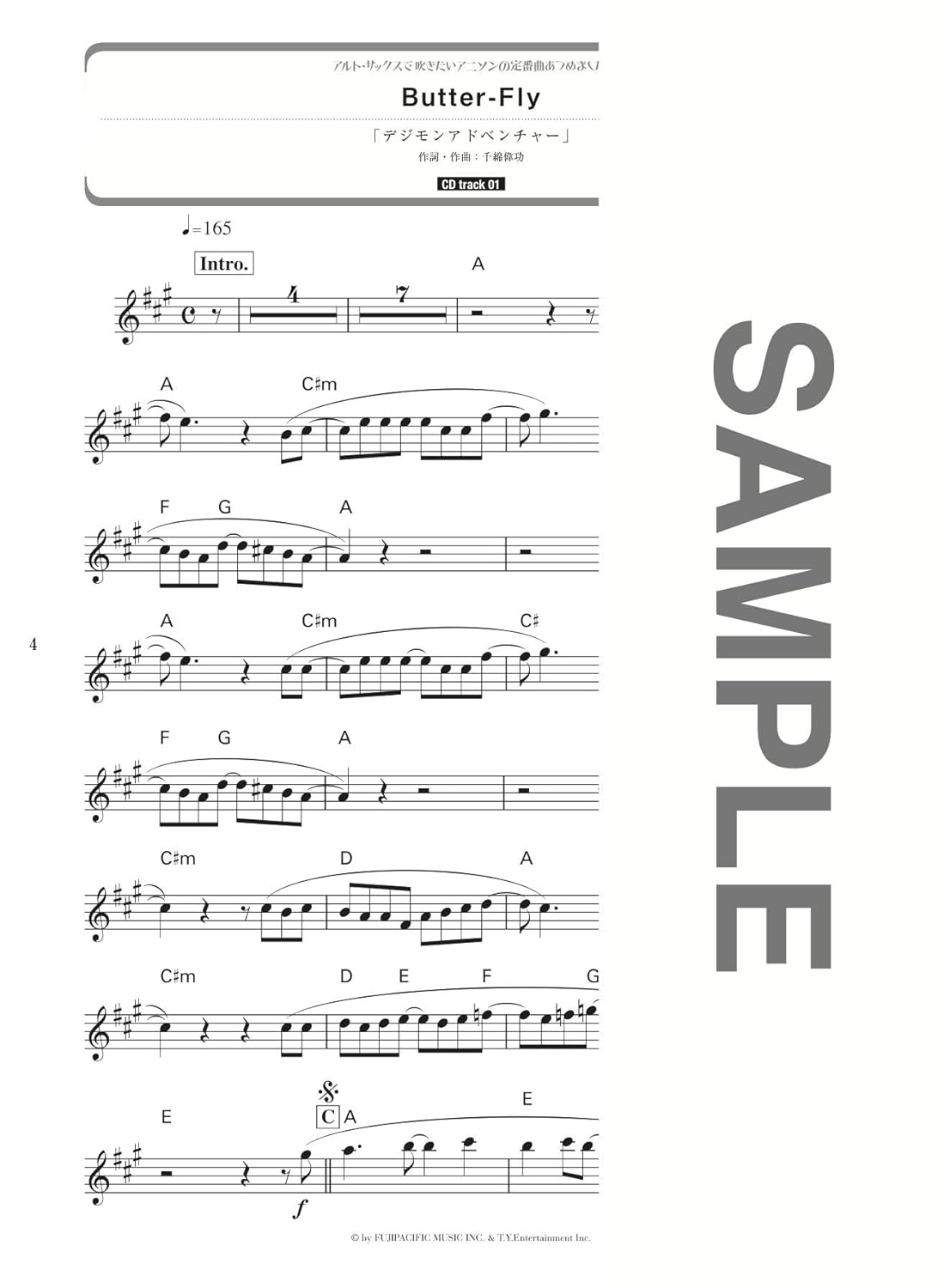 Anison: Die Sammlung japanischer Anime-Songs für Altsaxophon Solo (obere Mittelstufe) mit CD-Notenbuch