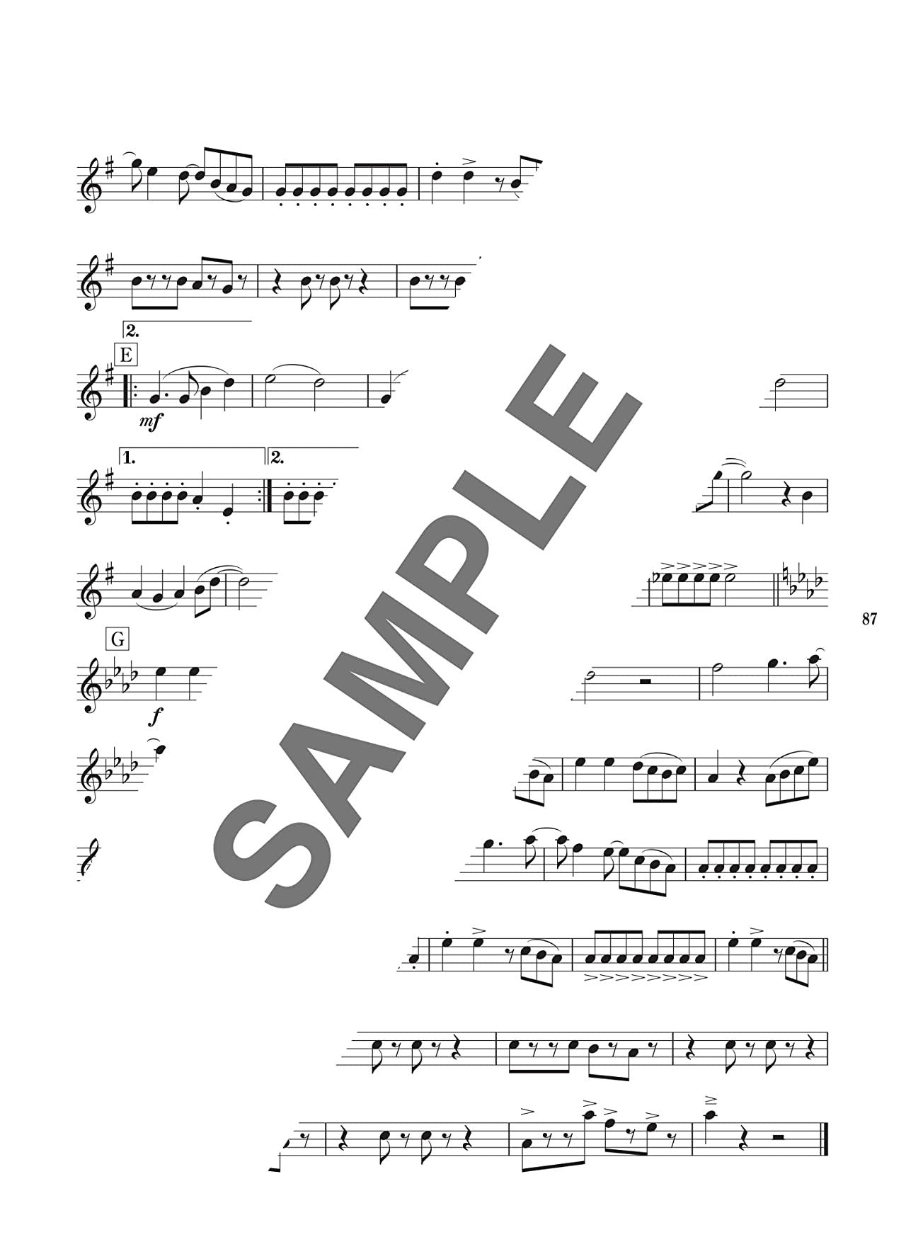 Popular and Standard Songs Alto Saxophone Solo for Teenagers - Sheet Music Book