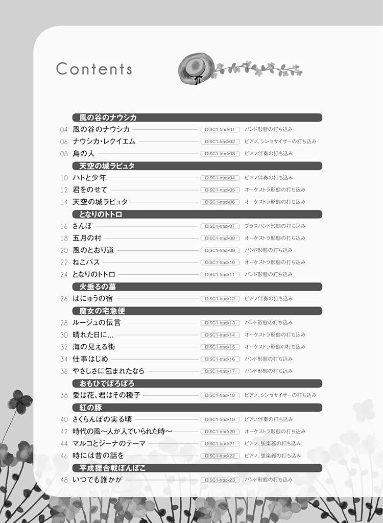 Studio Ghibli Collection für Klarinettensolo mit CD (Playbacks) (Obere Mittelstufe) Notenbuch