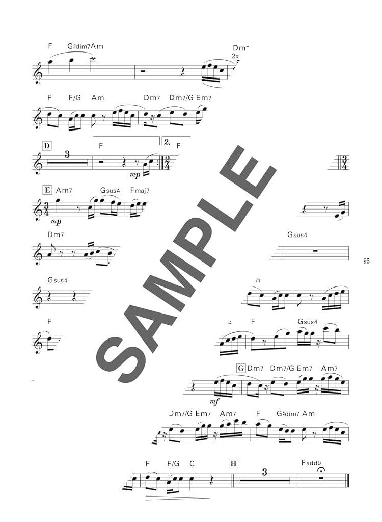 Studio Ghibli Collection for Clarinet Solo w/CD(Backing Tracks)(Upper-Intermediate) Sheet Music Book