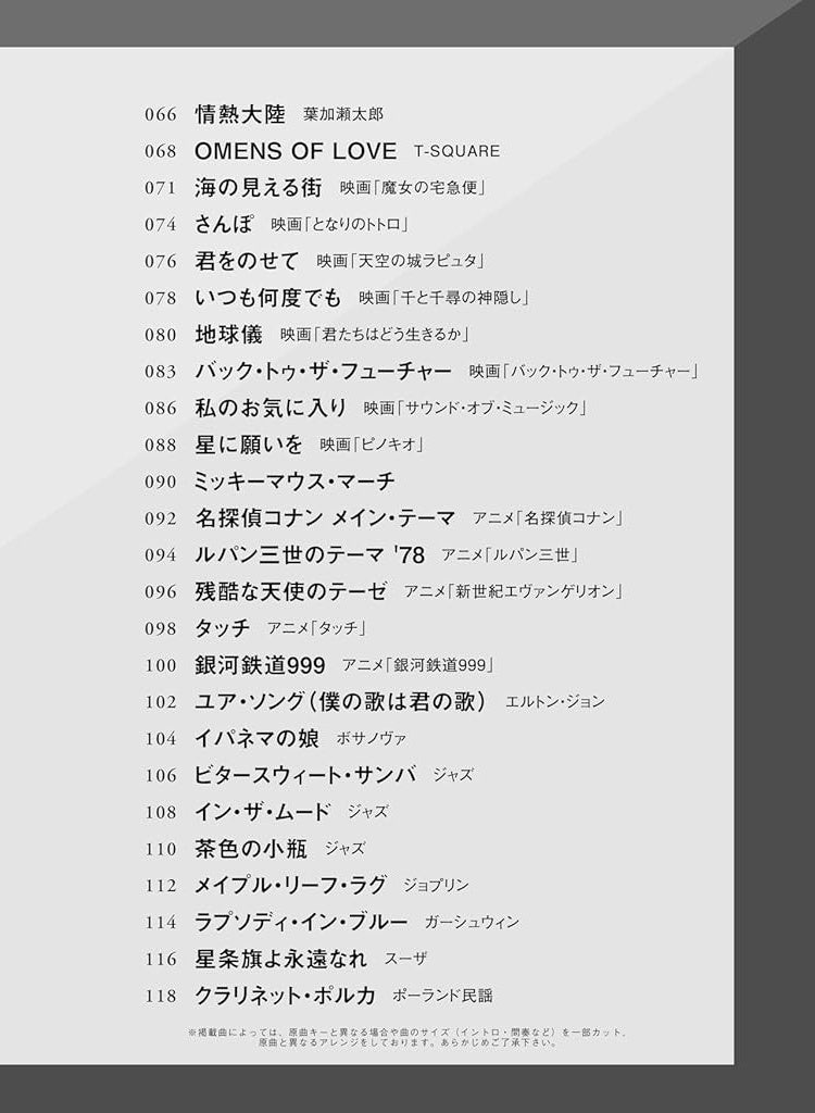 Popular 50 Selections for Clarinet Solo - Sheet Music Book