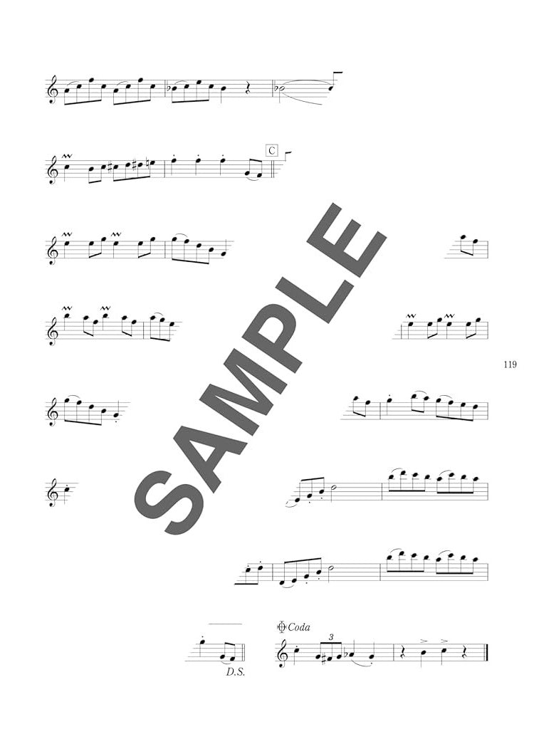 Popular 50 Selections for Clarinet Solo - Sheet Music Book