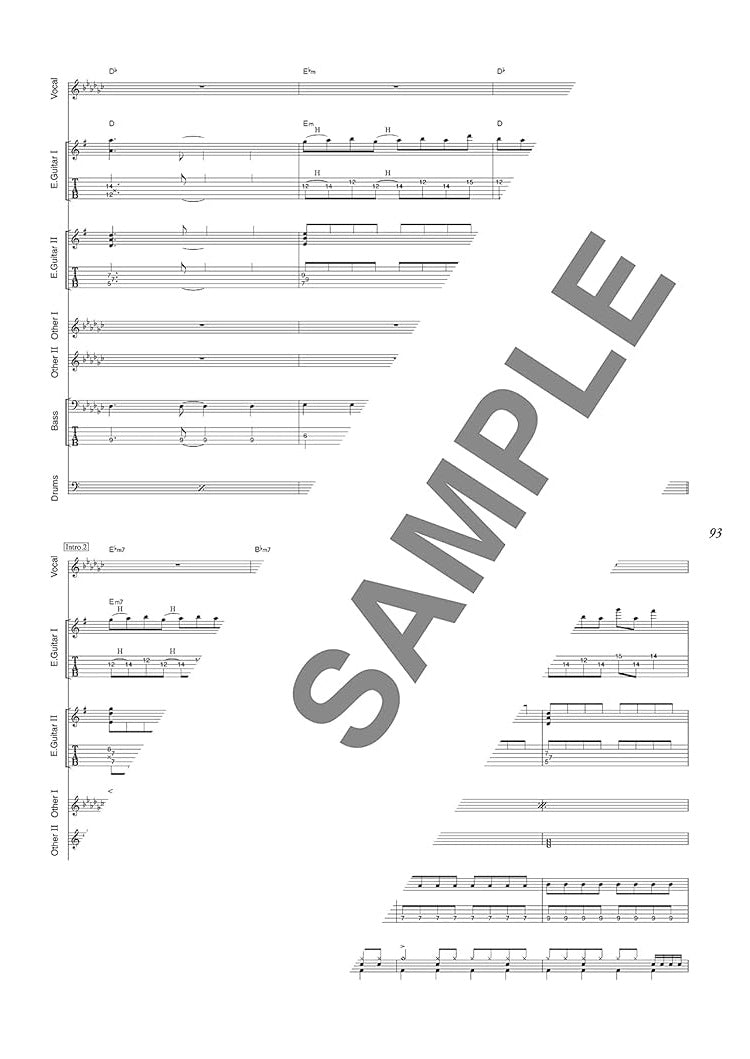 DECO*27 SONG SELECTION Notenbuch für Bandpartituren