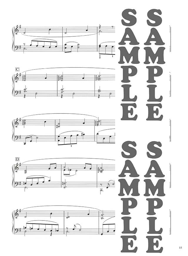 Beeindruckendes Klaviersolo: Notenbuch für traditionelle japanische Lieder (Mittelstufe).