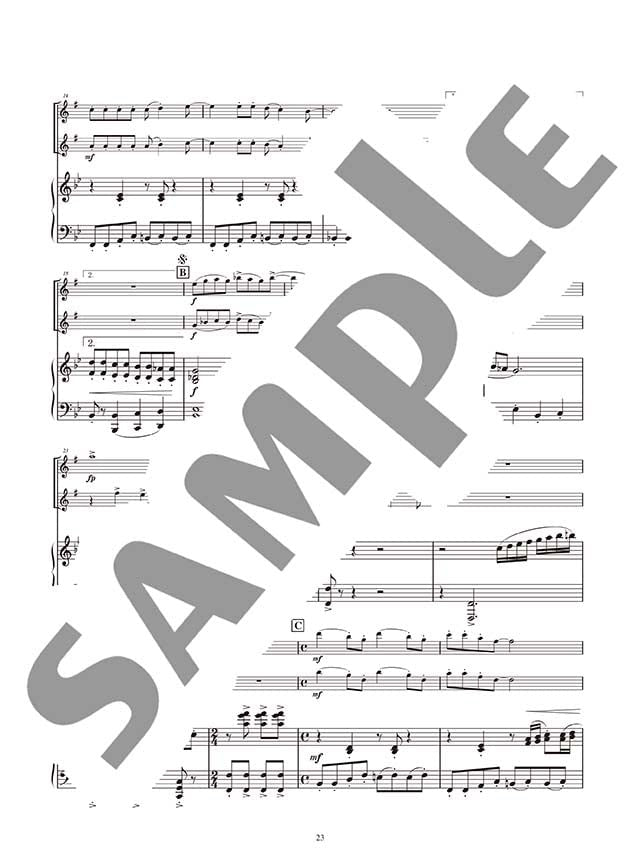 Studio Ghibli Duo Selection: Alto Saxophone Duet and Piano with CD - Sheet Music Book