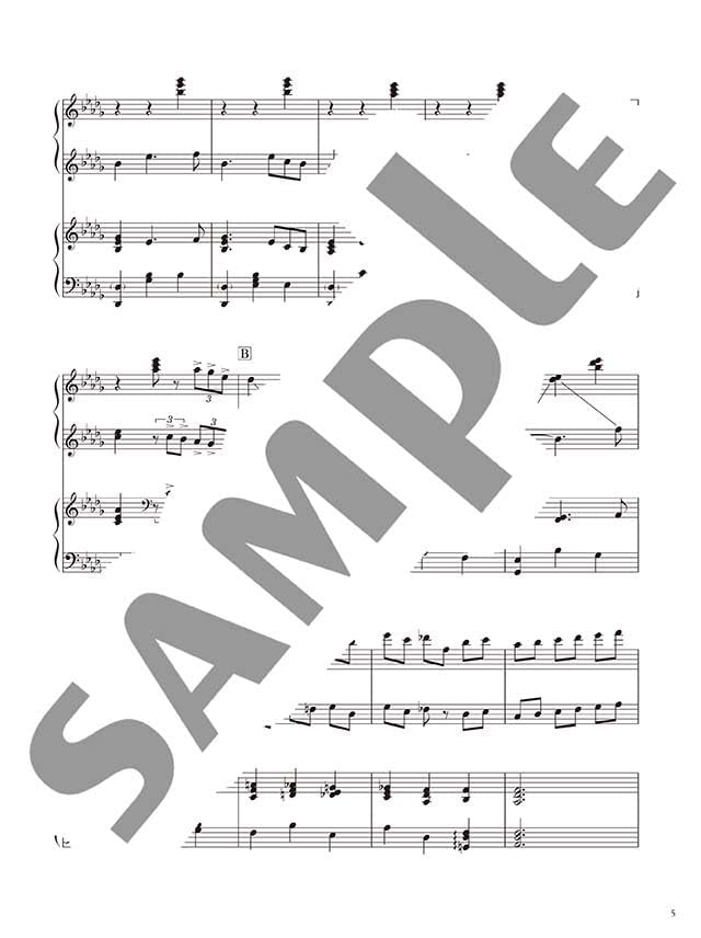 Classical music Best Selection Piano Duet - Sheet Music Book
