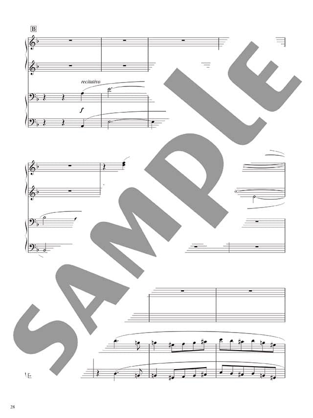 Classical music Best Selection Piano Duet - Sheet Music Book