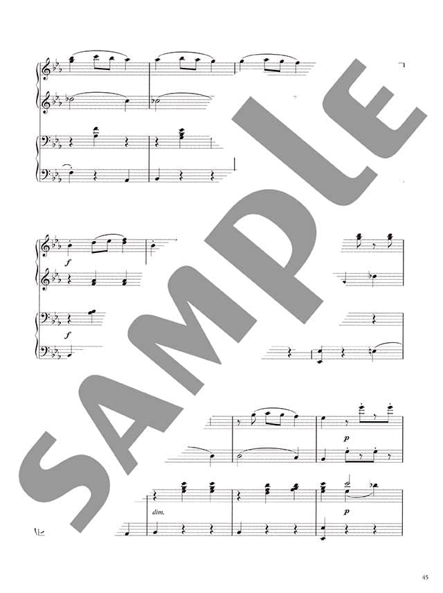 Classical music Best Selection Piano Duet - Sheet Music Book