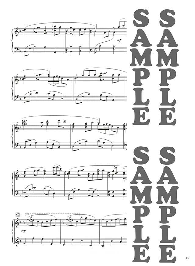 Best Japaninese Songs with Beautiful Piano Sounds in Intermedate Level: Piano Solo - Sheet Music Book