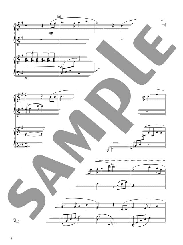 Beeindruckendes Klavierduett: Best of Studio Ghibli (Mittelstufe x Mittelstufe) Notenbuch