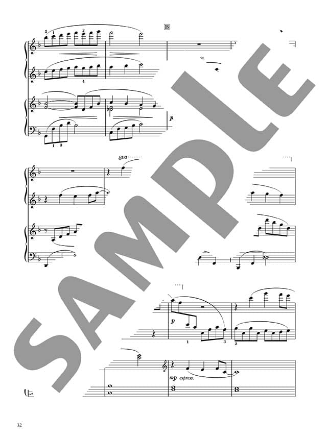 Beeindruckendes Klavierduett: Best of Studio Ghibli (Mittelstufe x Mittelstufe) Notenbuch