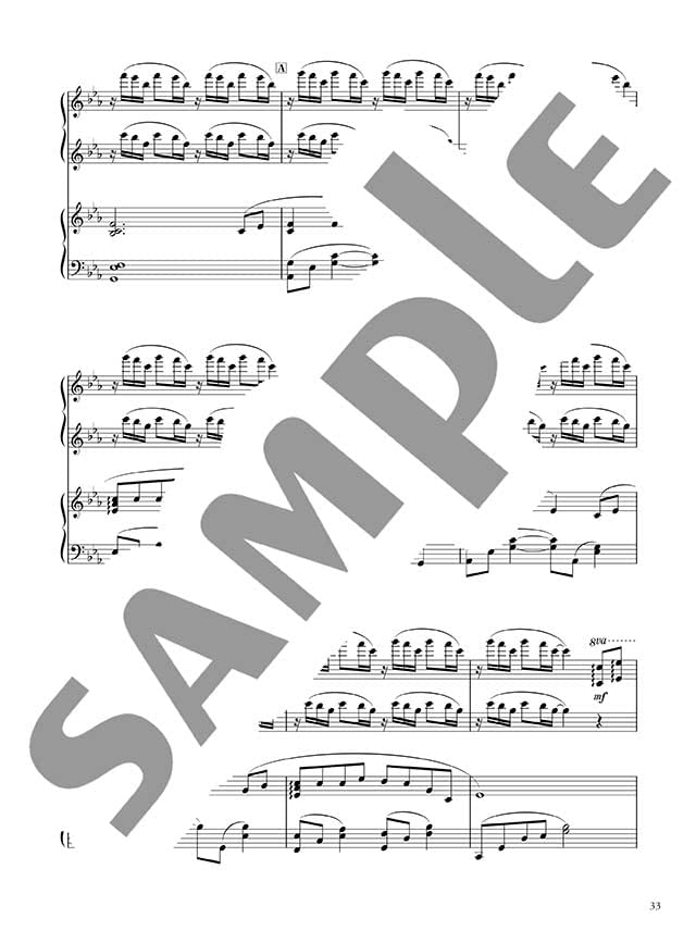 Beeindruckendes Klavierduett: Best of Studio Ghibli (Fortgeschritten x Fortgeschritten) Notenbuch