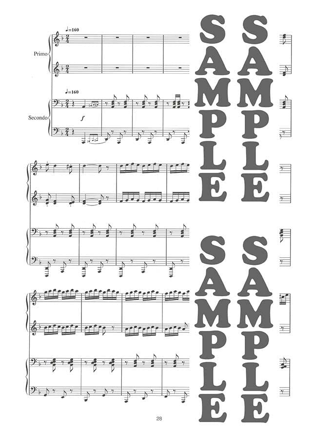 Shinya Kiyozuka - KIYOZUKA LAND: Piano Duet - Sheet Music Book