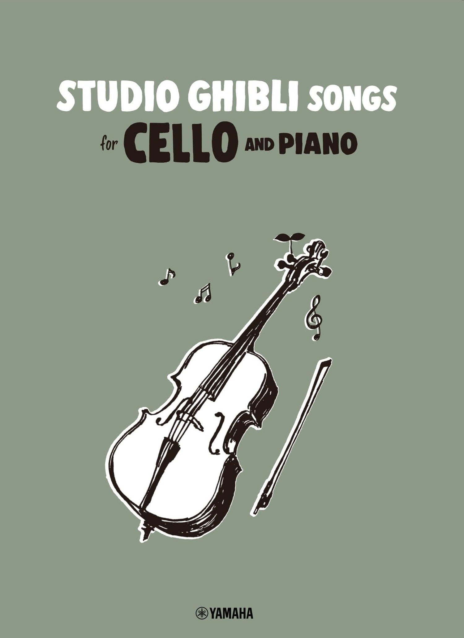 Studio Ghibli Songs für Cello und Klavier (Pre-Intermediate) / Englische Version Notenbuch