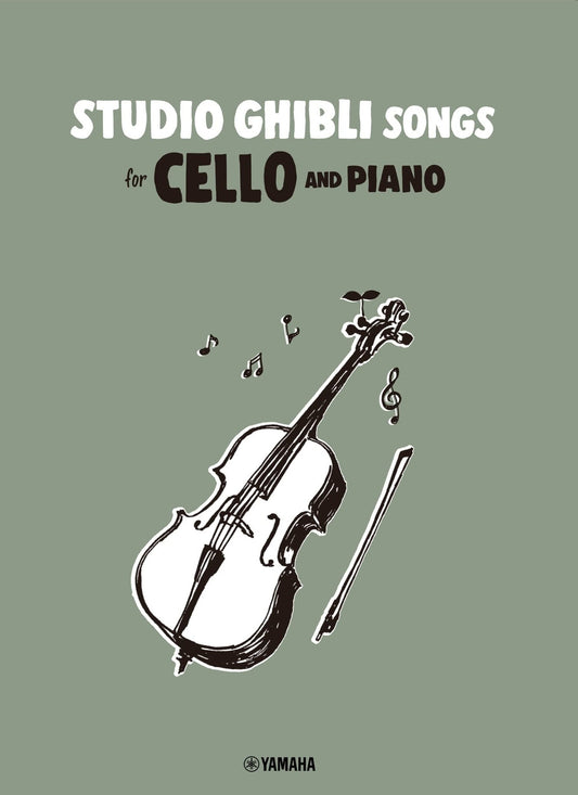 Studio Ghibli Songs for Cello and Piano(Pre-Intermediate) /English Version Sheet Music Book