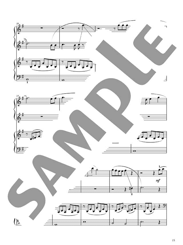 Studio Ghibli Piano Duet Book in Burgmuller Level - Sheet Music Book