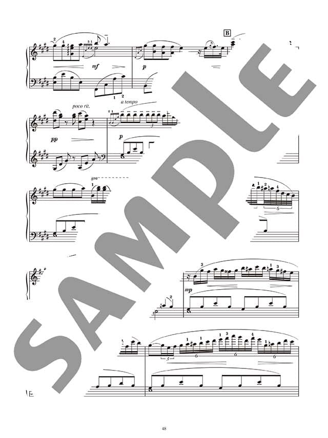 Traditional Japanese Songs in Classical Music Style - from Baroque Era to 20th Century / Piano Solo(Advanced) Sheet Music Book