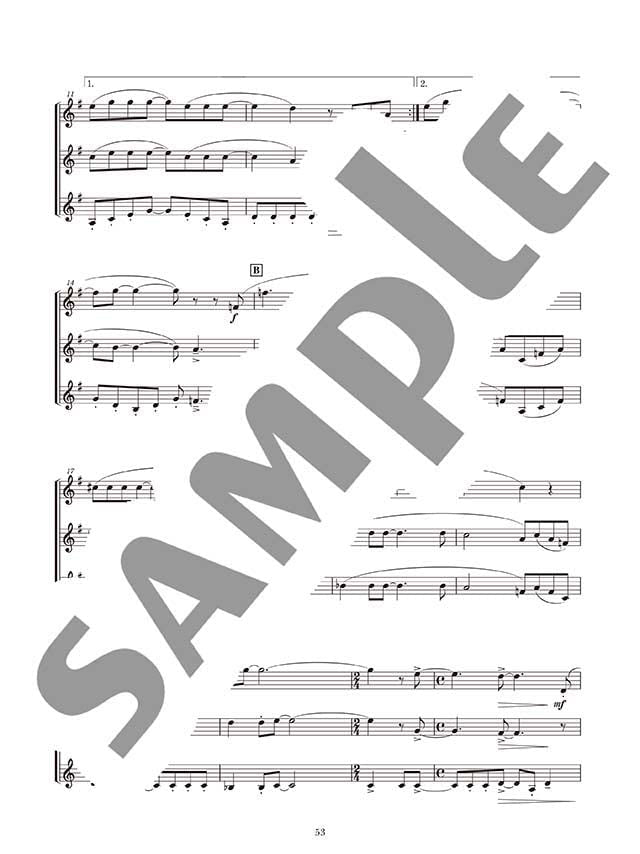 Ensemble de Anime - Clarinet Ensemble - Sheet Music Book