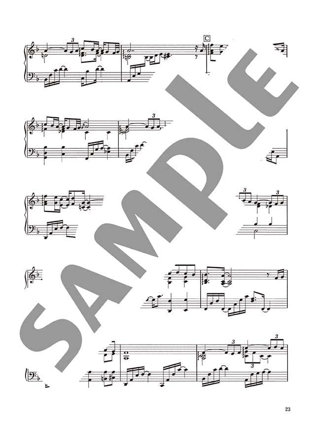 Hirotaka Izumi FORGOTTEN SAGA Piano Solo - Sheet Music Book