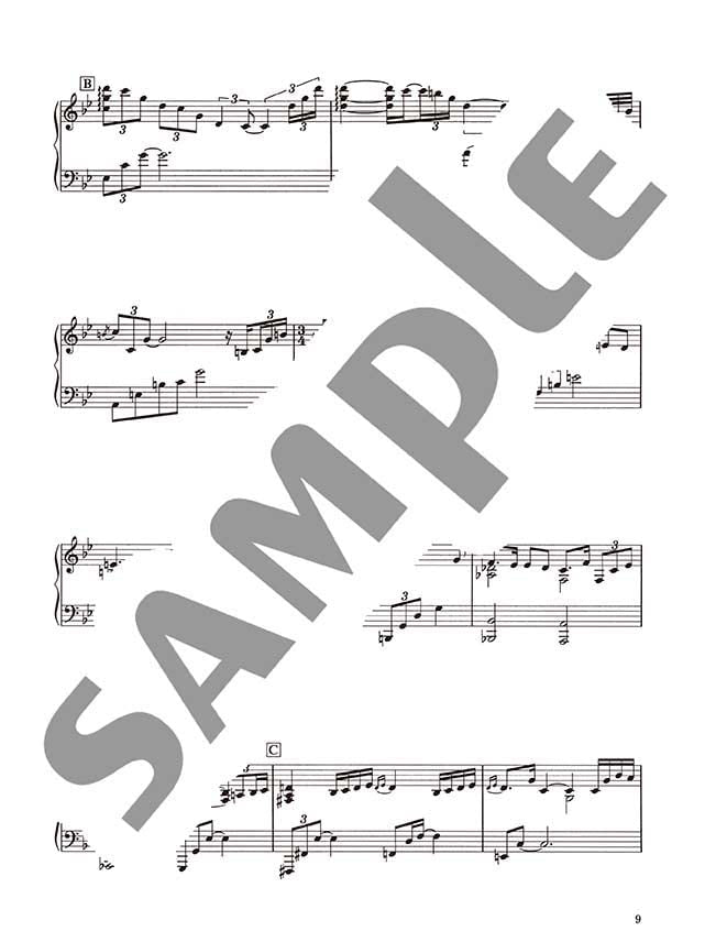 Hirotaka Izumi FORGOTTEN SAGA Piano Solo - Sheet Music Book