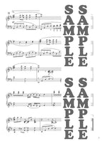 Impressive piano solo: Anime Songs Piano Solo - Sheet Music Book