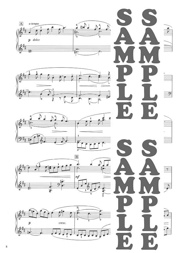 Impressive piano solo: Anime Songs Piano Solo - Sheet Music Book