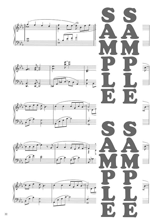 Impressive piano solo: Anime Songs Piano Solo - Sheet Music Book