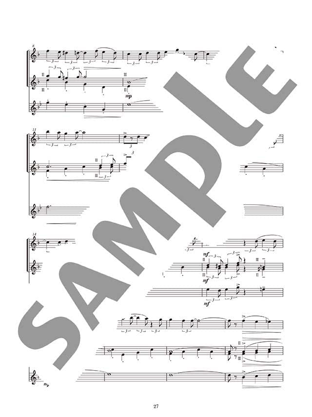 Ensemble de Anime für Saxophon (Mittelstufe) Notenbuch