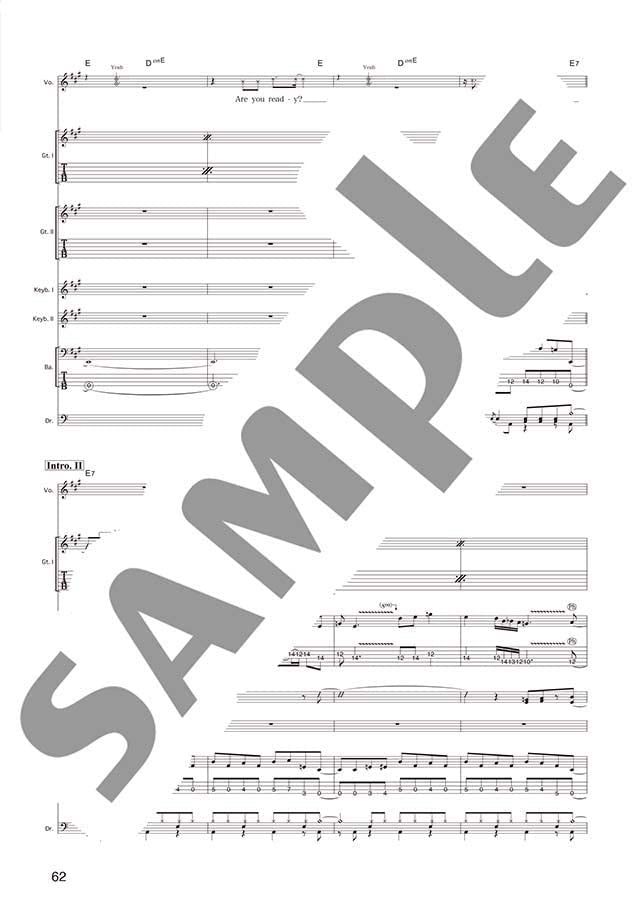 Rook Band Score; SHOW-YA Best Selection - Sheet Music Book
